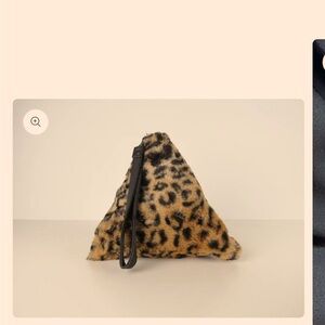 Faux fluffy mini bag